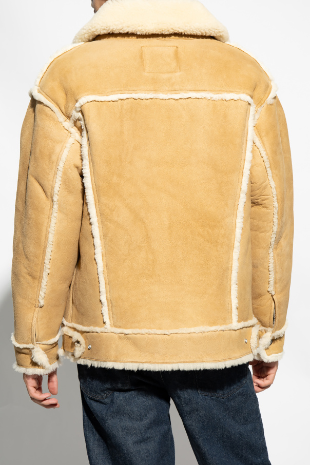 M*す様 Levi's SHEARLING OLYMPIA TRUCKER JA Shearling Olympia Trucker Jacket - Black | Levi's® US